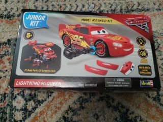 Revell Disney Cars Red Lightning Mcqueen Model Assembly Junior Kit