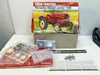Revell 4485 Porsche Diesel Junior 108 Tractor Plastic Model Kit 1/24
